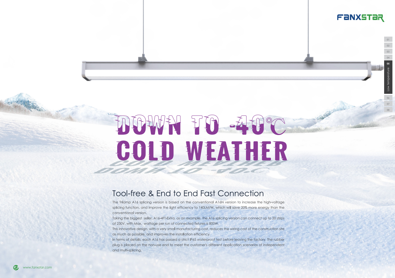 The Lighting Solution for Extreme Low Temperature Environments